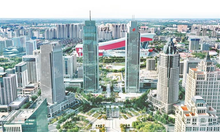 自貿試驗區哈爾濱片區一角。本報記者 蘇強攝